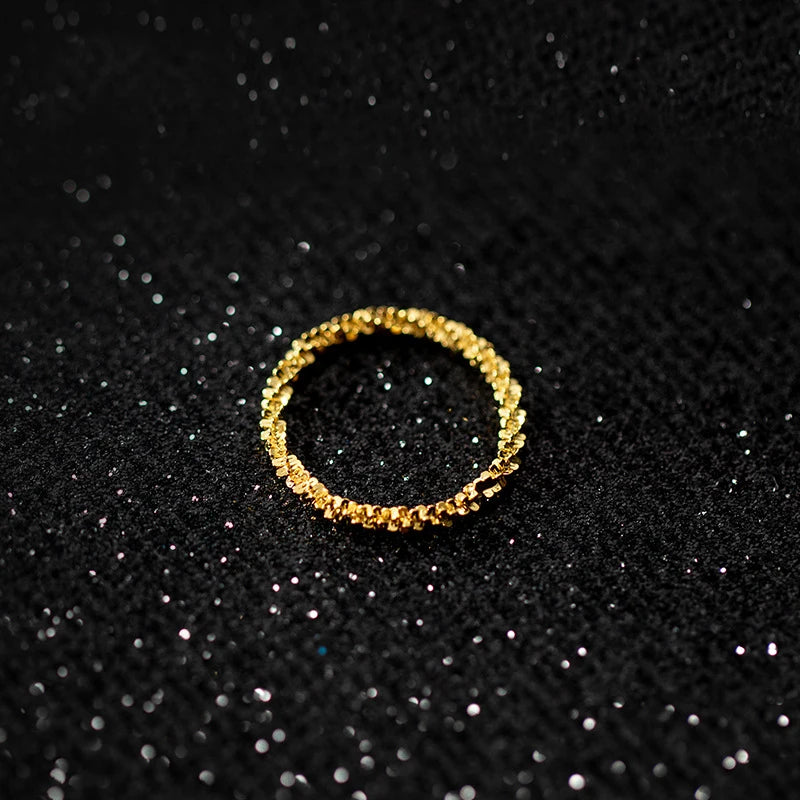 Sterling Silver Sparkling Ring