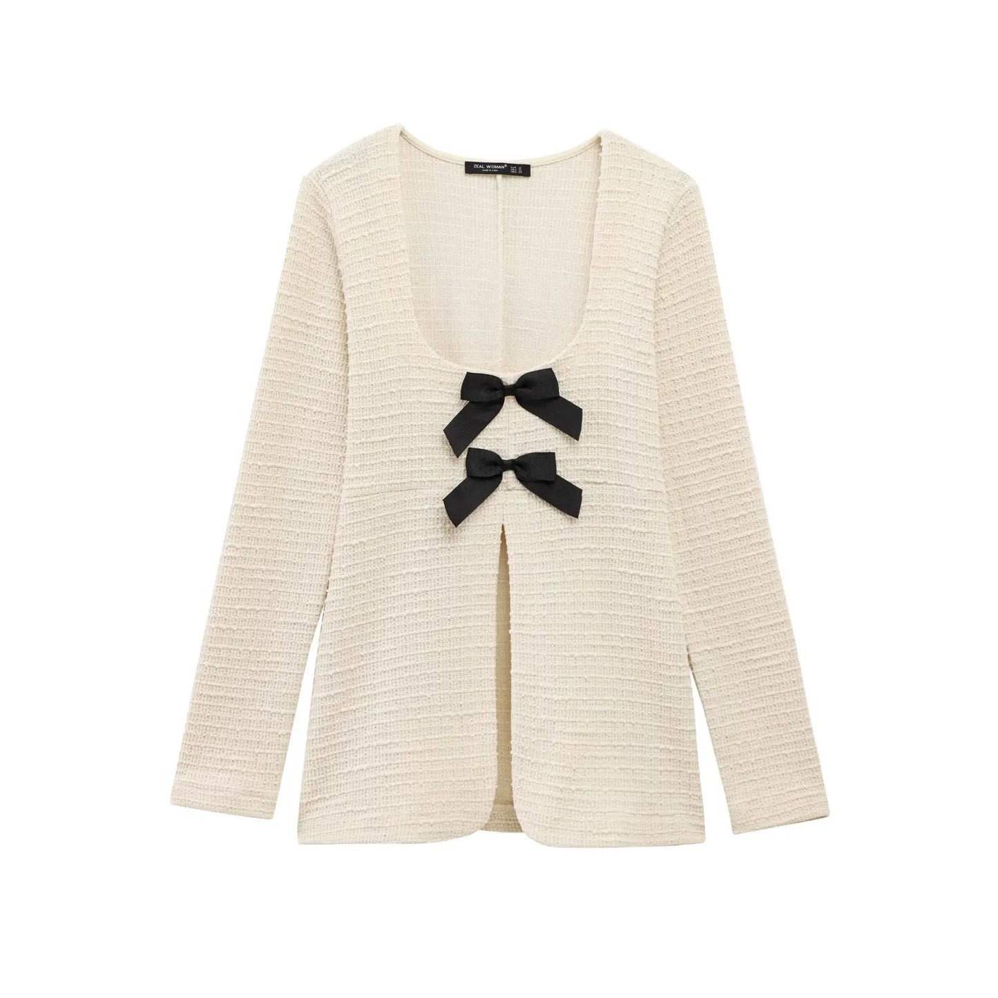 2 Piece Set Beige Texture
