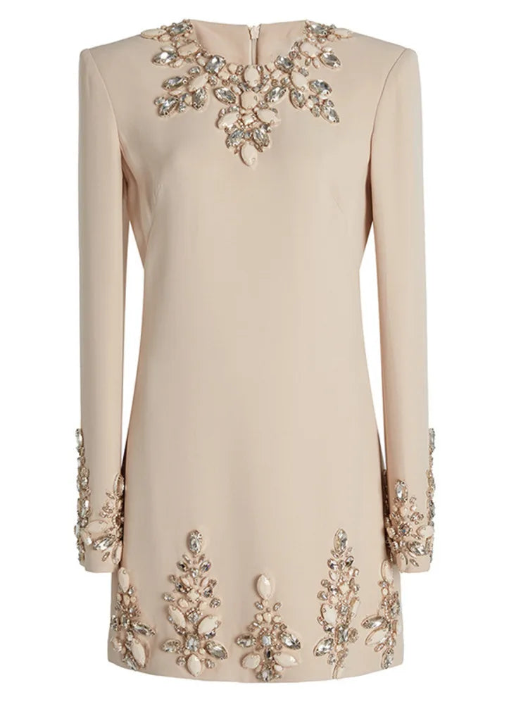 Crystal Evening Short Dress