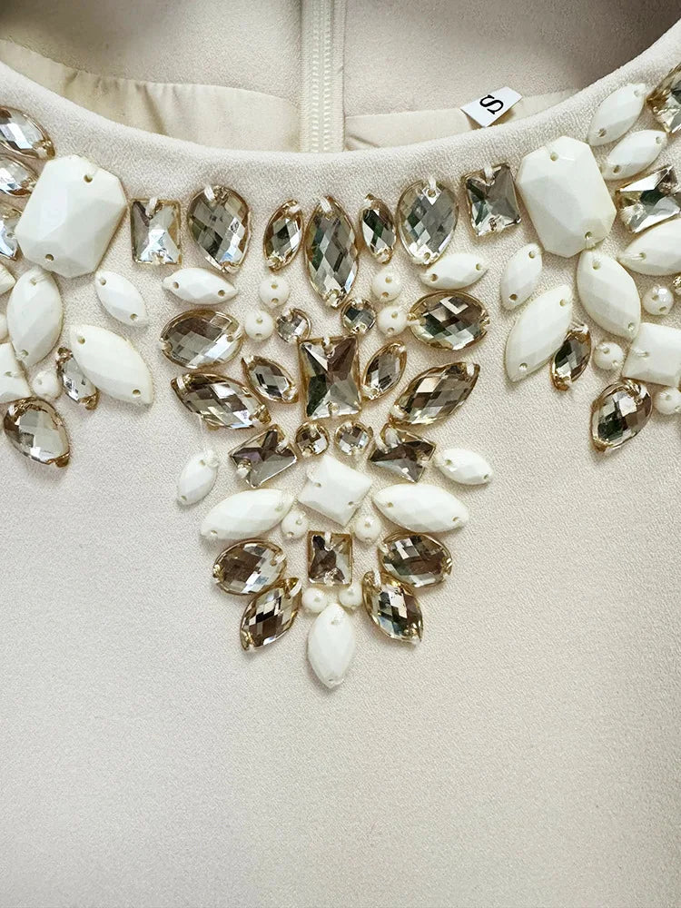 Crystal Evening Short Dress