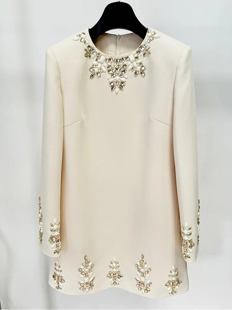 Crystal Evening Short Dress
