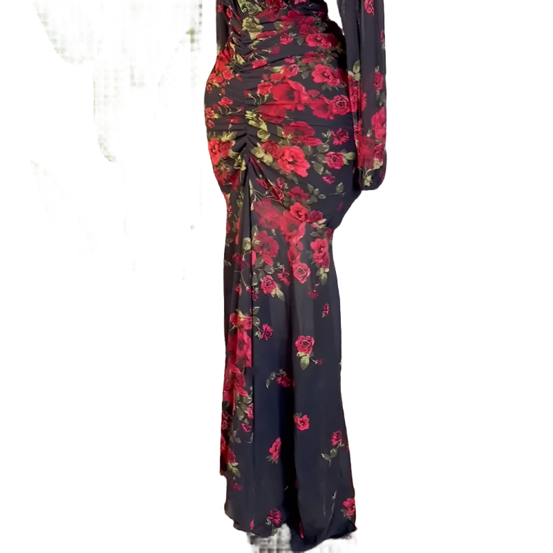 Floral Printed skinny dress