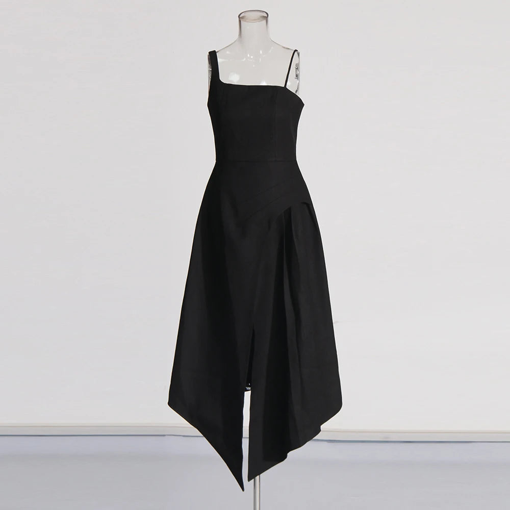 Detachable Sleeveless Elegant Dress