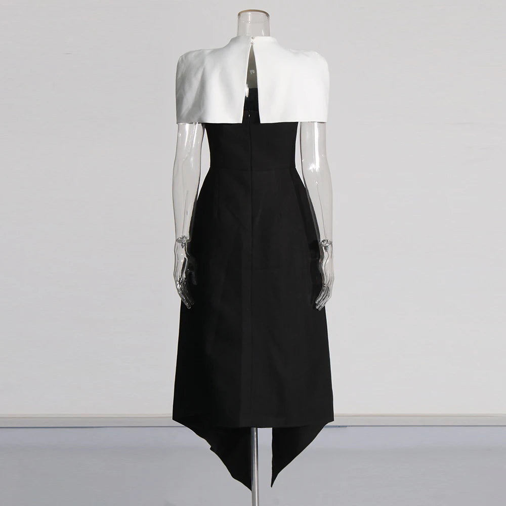 Detachable Sleeveless Elegant Dress