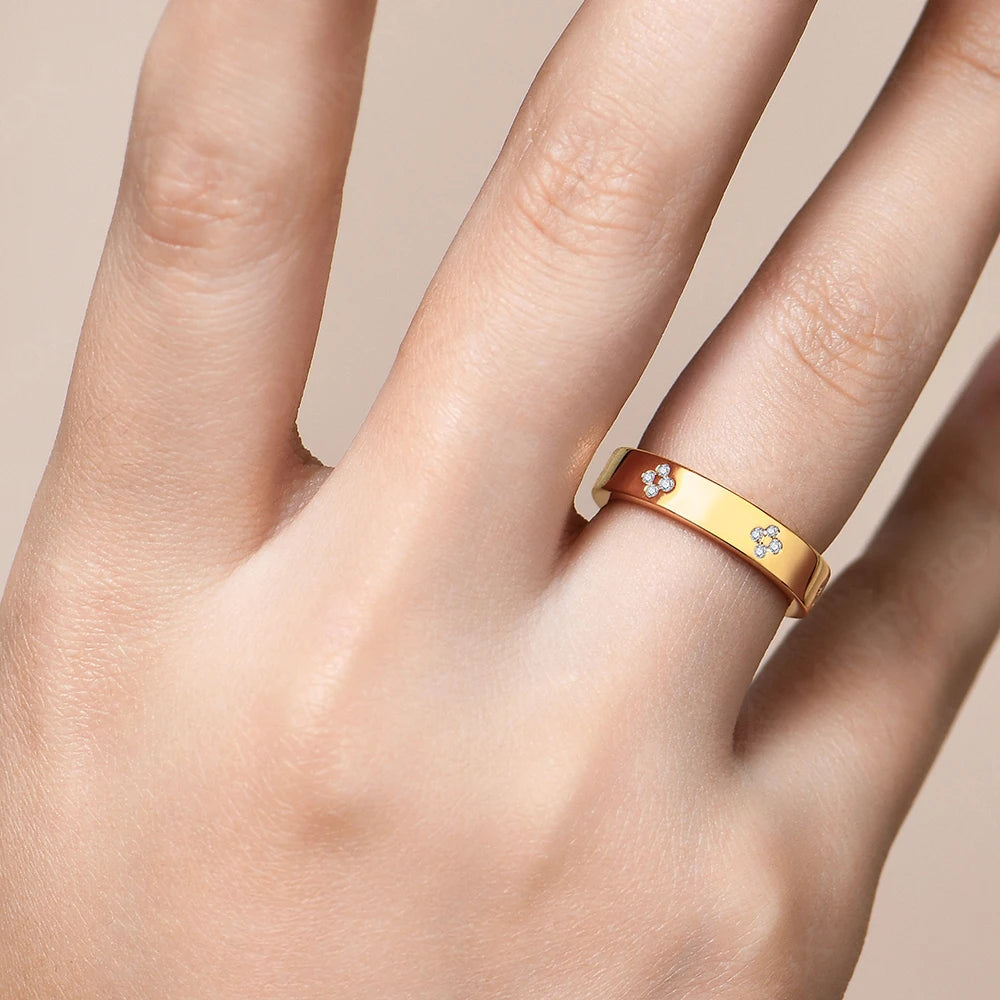 18k gold plated ring
silver ring