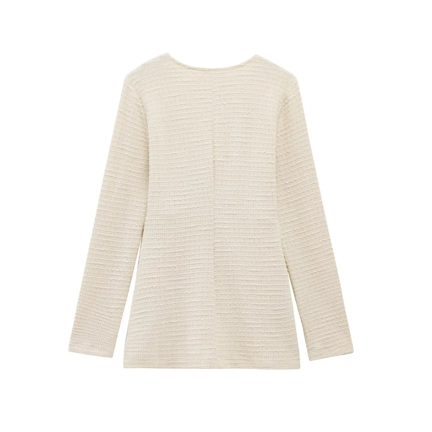 2 Piece Set Beige Texture