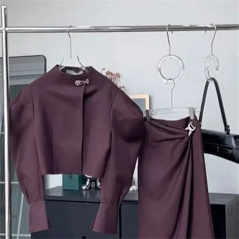 New Elegant Skirt Suit
