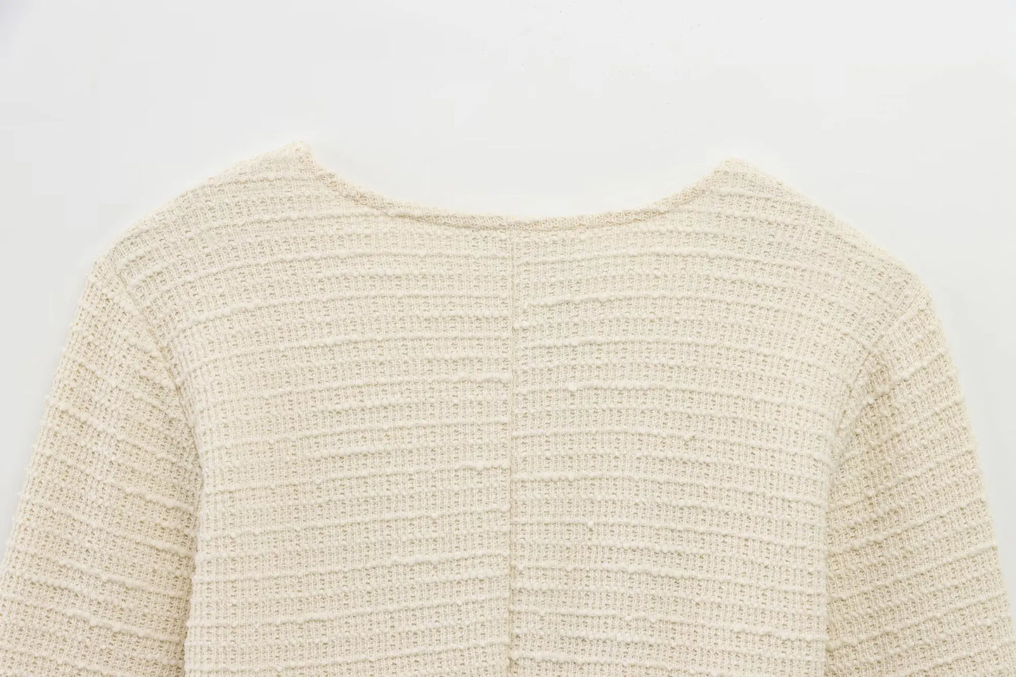 2 Piece Set Beige Texture