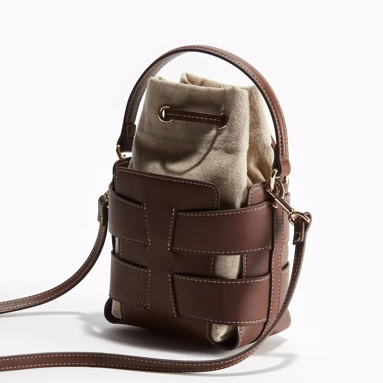 Crossbody Bucket Bag