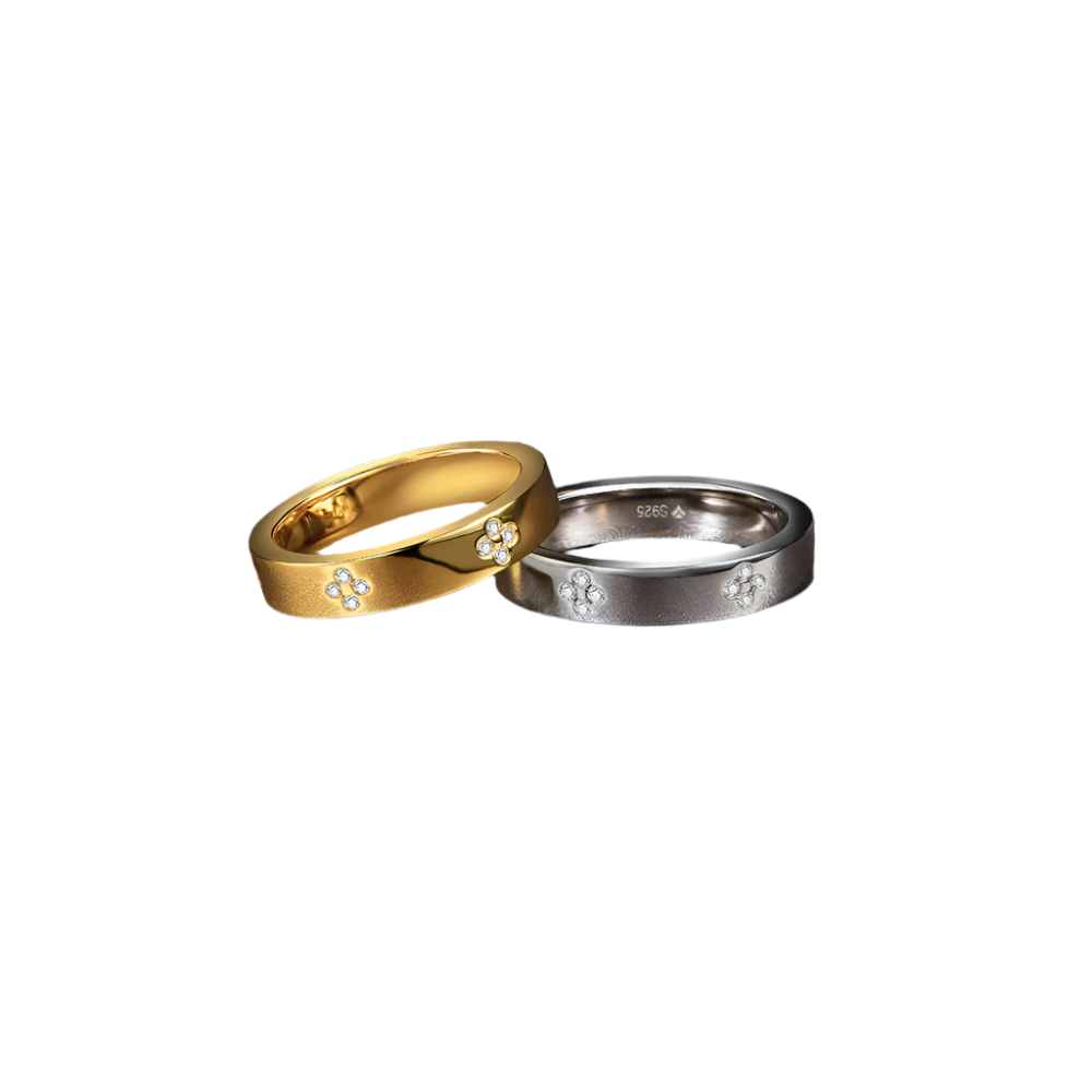 18k gold plated ring
silver ring