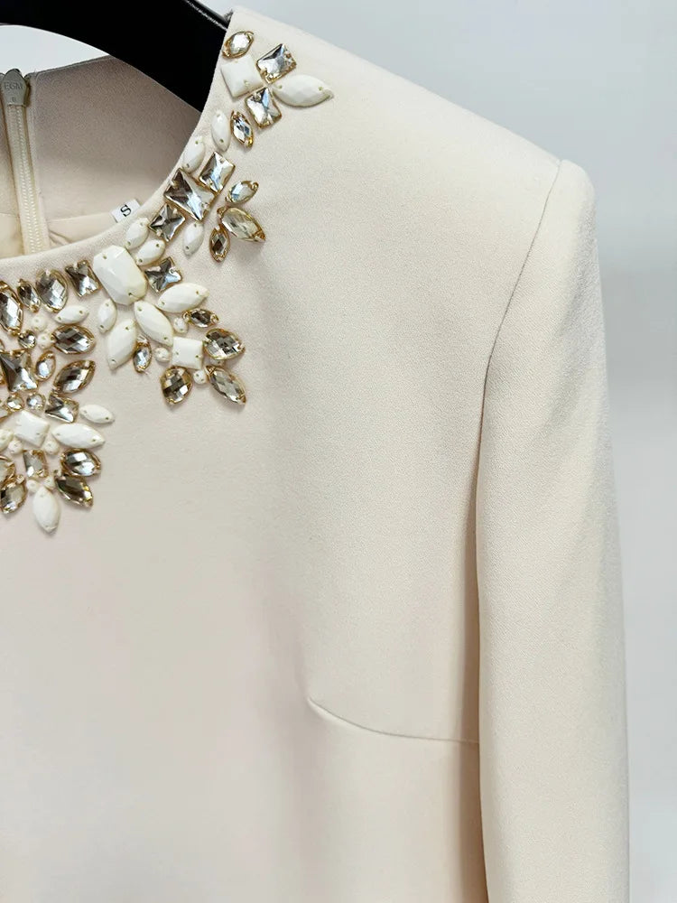 Crystal Evening Short Dress