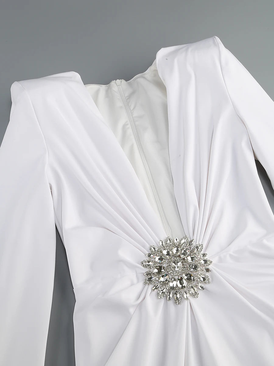 Long Sleeve Evening Dress