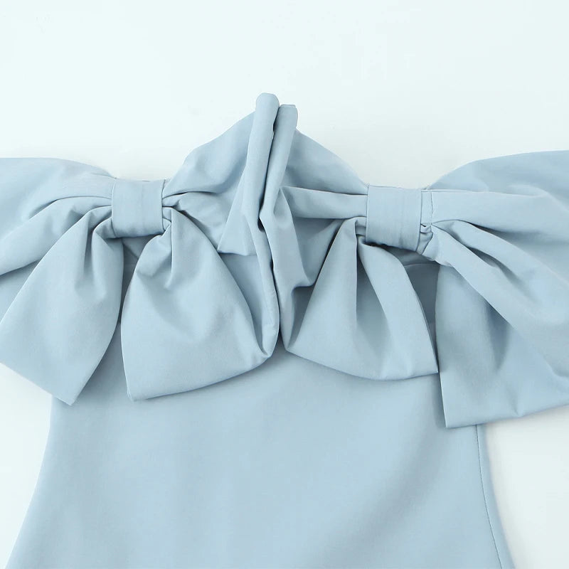 mini dress With Bows