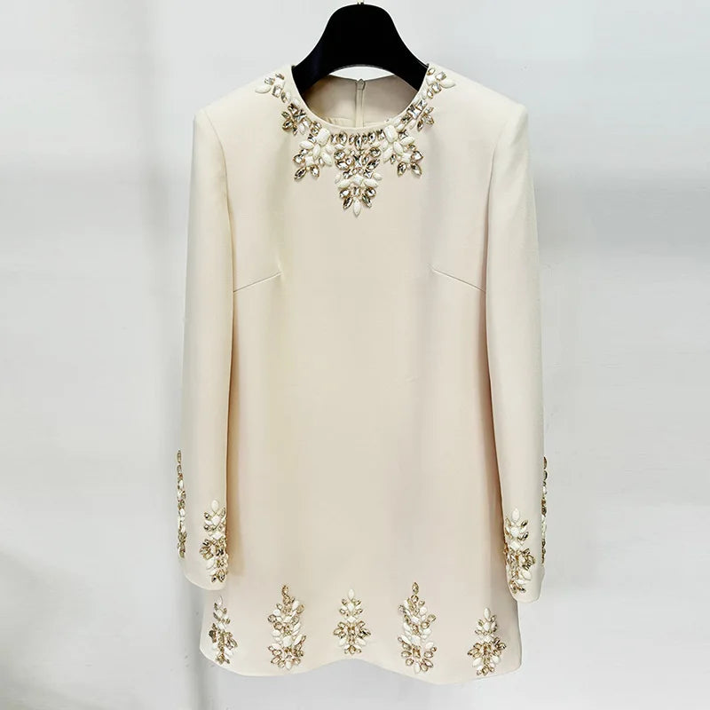 Crystal Evening Short Dress