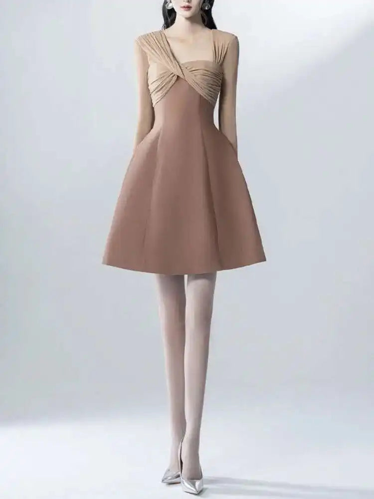 mocha muse dress