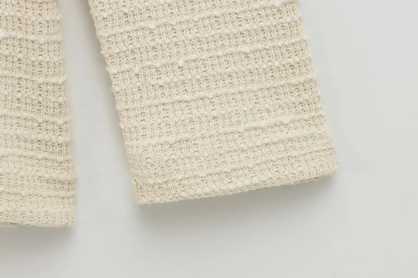 2 Piece Set Beige Texture