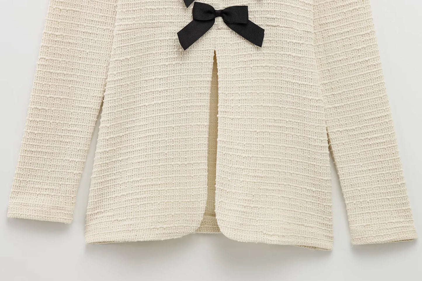 2 Piece Set Beige Texture