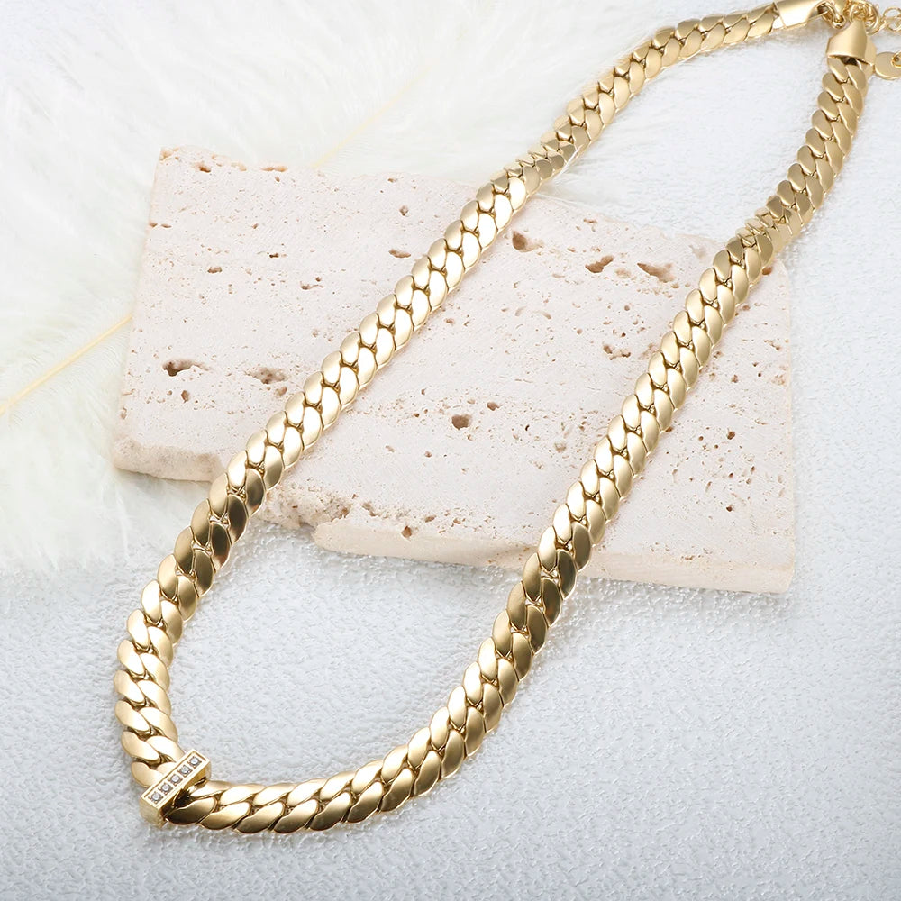 Zircon Stainless gold set