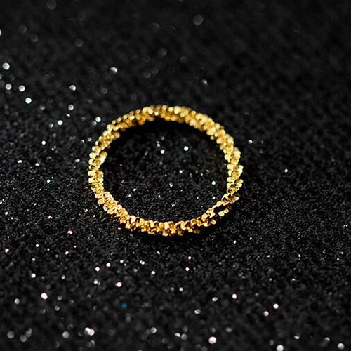 Sterling Silver Sparkling Ring