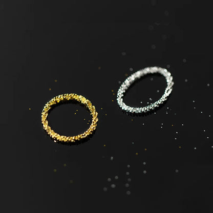 Sterling Silver Sparkling Ring