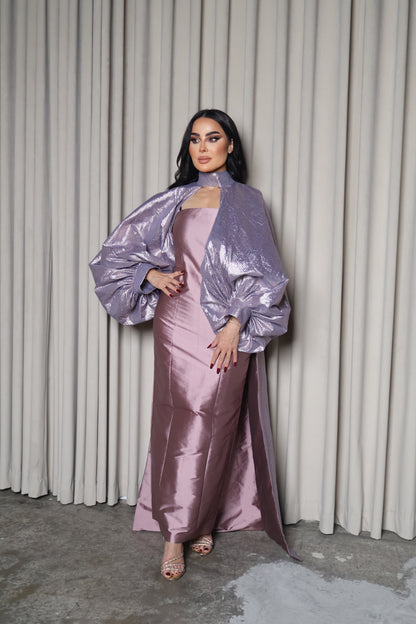 2 peace puffy robe & dress