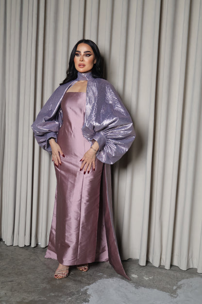 2 peace puffy robe & dress