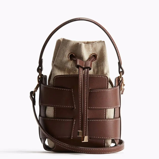Crossbody Bucket Bag