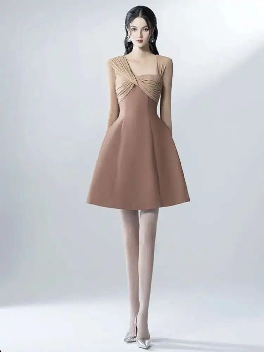 mocha muse dress