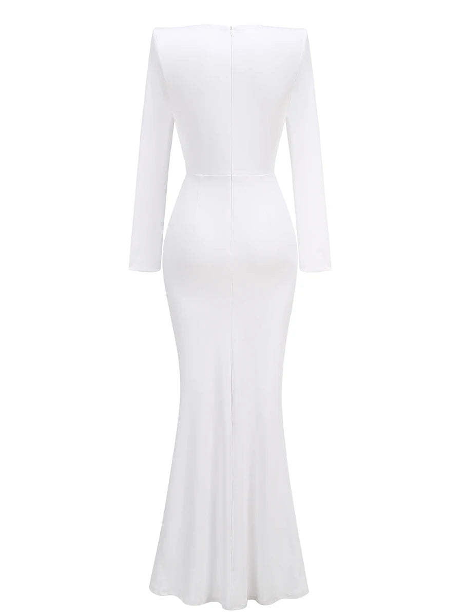 Long Sleeve Evening Dress