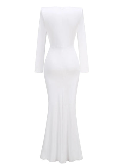 Long Sleeve Evening Dress