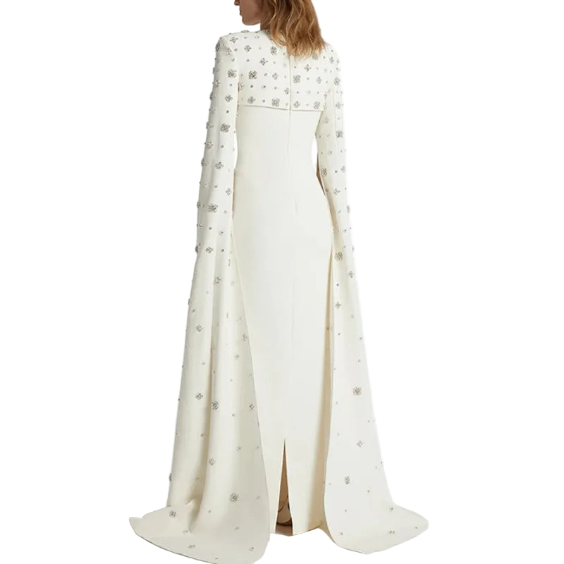 Off-white Evening Dress