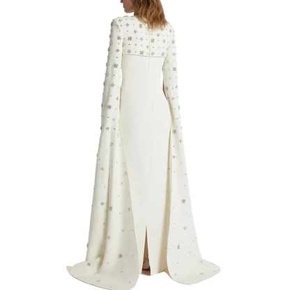 Off-white Evening Dress