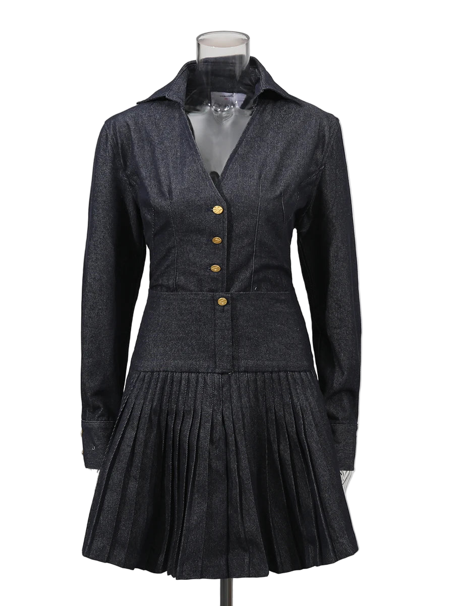 elegant denim 2 peace set