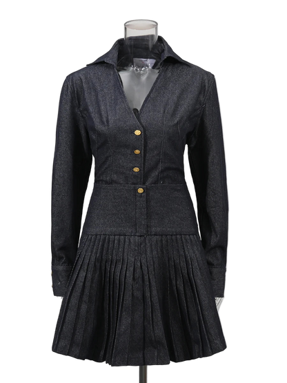 elegant denim 2 peace set