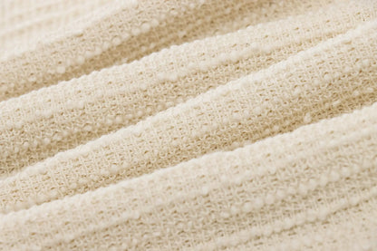 2 Piece Set Beige Texture