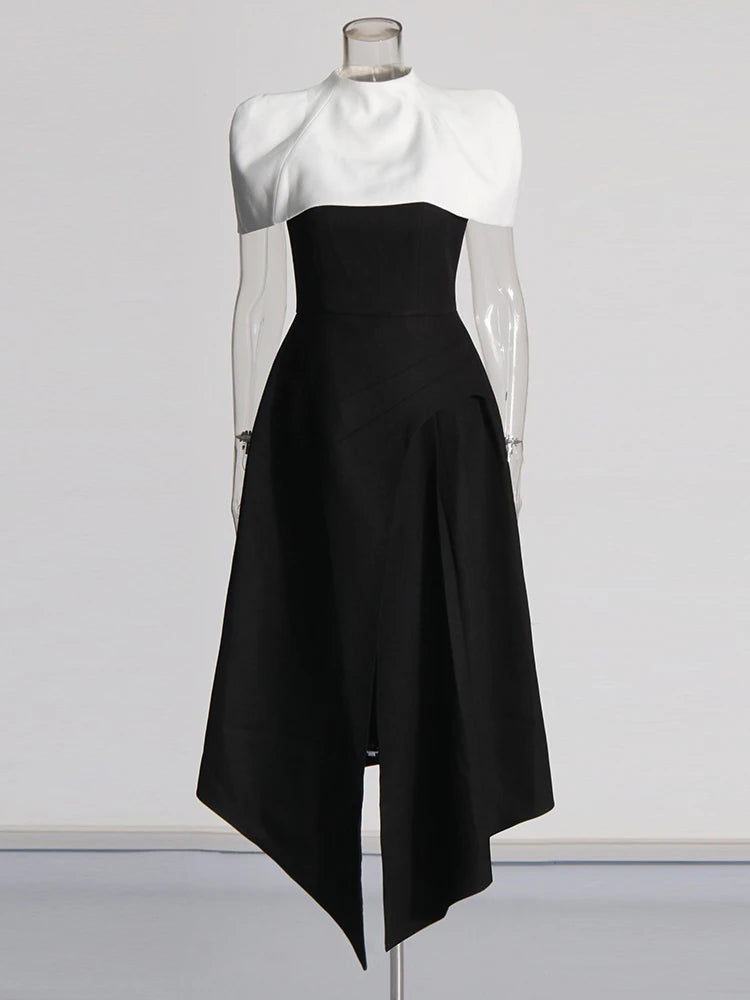 Elegant black and white Dress 2 peace