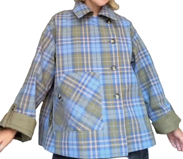 Plaid Double Side Coat