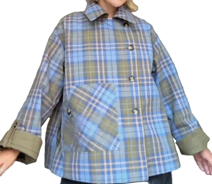 Plaid Double Side Coat
