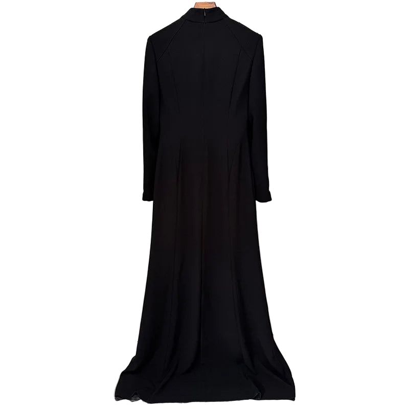 elegant dress with crystal studs