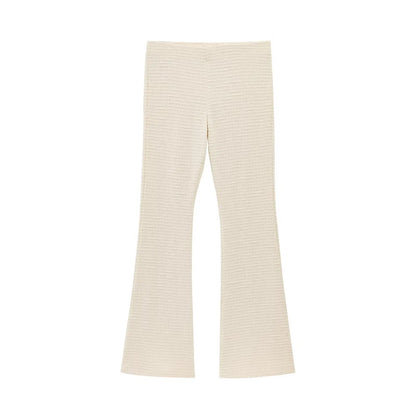 2 Piece Set Beige Texture