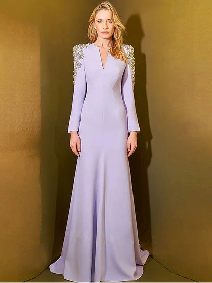beaded shoulder Maxi Dress