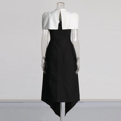 Detachable Sleeveless Elegant Dress