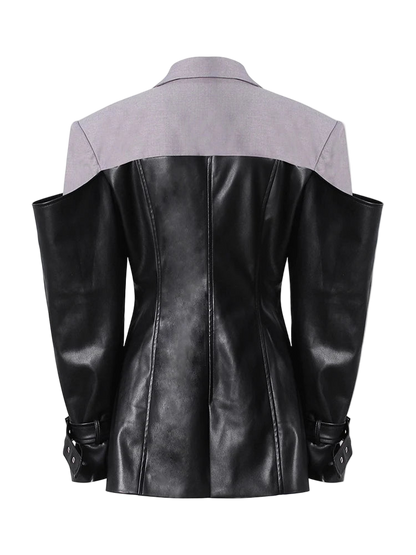 Leather Blazer
