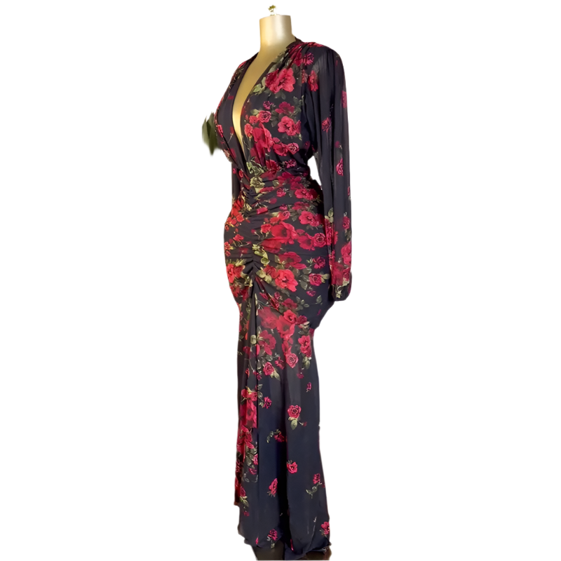Floral Printed skinny dress