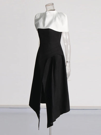 Elegant black and white Dress 2 peace
