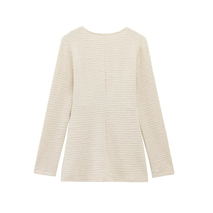 2 Piece Set Beige Texture