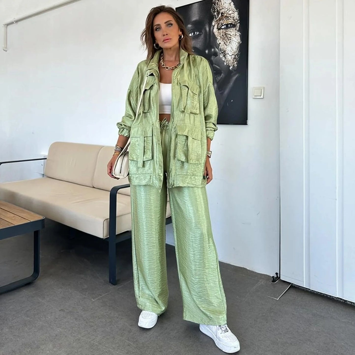 Metallic 2 Piece set