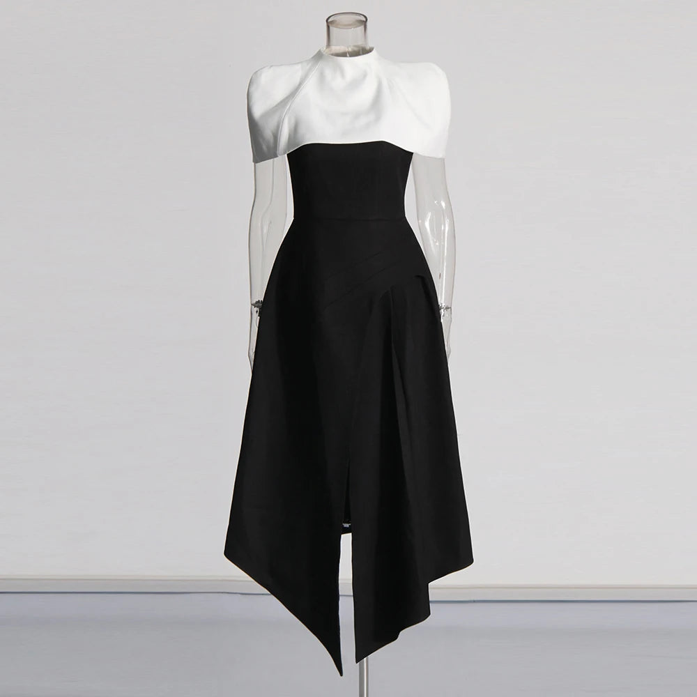 Elegant black and white Dress 2 peace