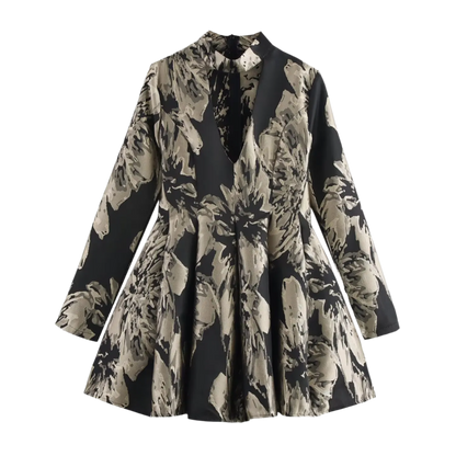 floral short dress
