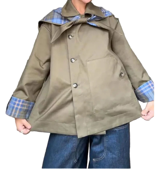 Plaid Double Side Coat